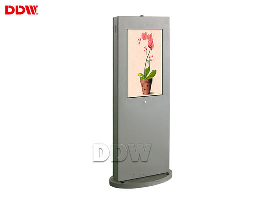 65 inch groot scherm buiten digitale signage kiosk, 10bits / kleur digitale display signage