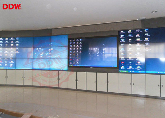 Cirkel 55 Gebogen Videomuur 500 LEIDENE van de Netenhelderheid Input-output Backlight RS232