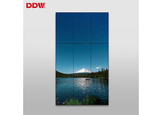 Adverterende Multi het Scherm Videomuur, de Vertoningsventilators Met geringe geluidssterkte van Frameless LCD