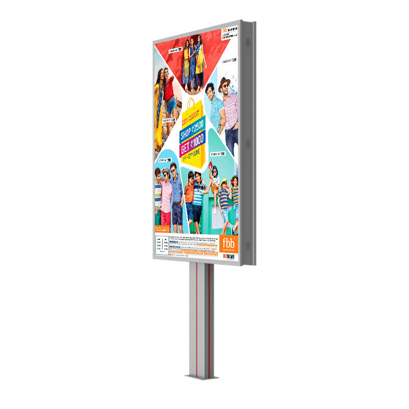 Hoogwaardig ontwerp 8000nits waterdicht IP65 p6 staal outdoor led billboard voor reclame