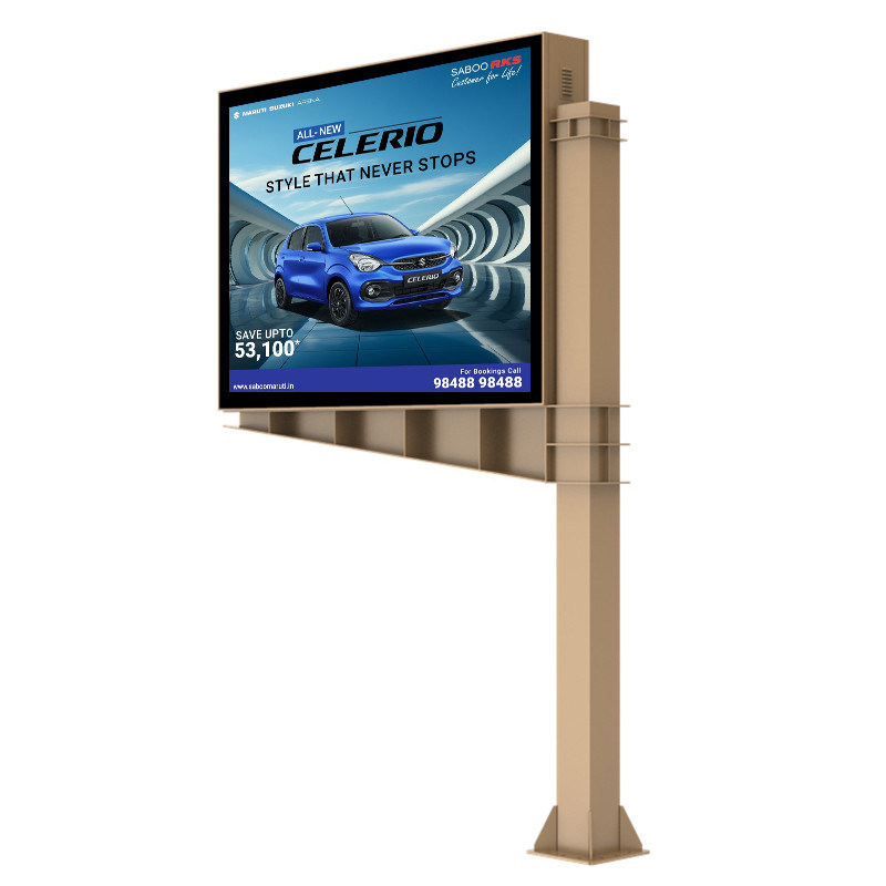 Eenvoudige installatie 8000nits IP65 p6 digitaal display led scherm billboard buiten advertenties