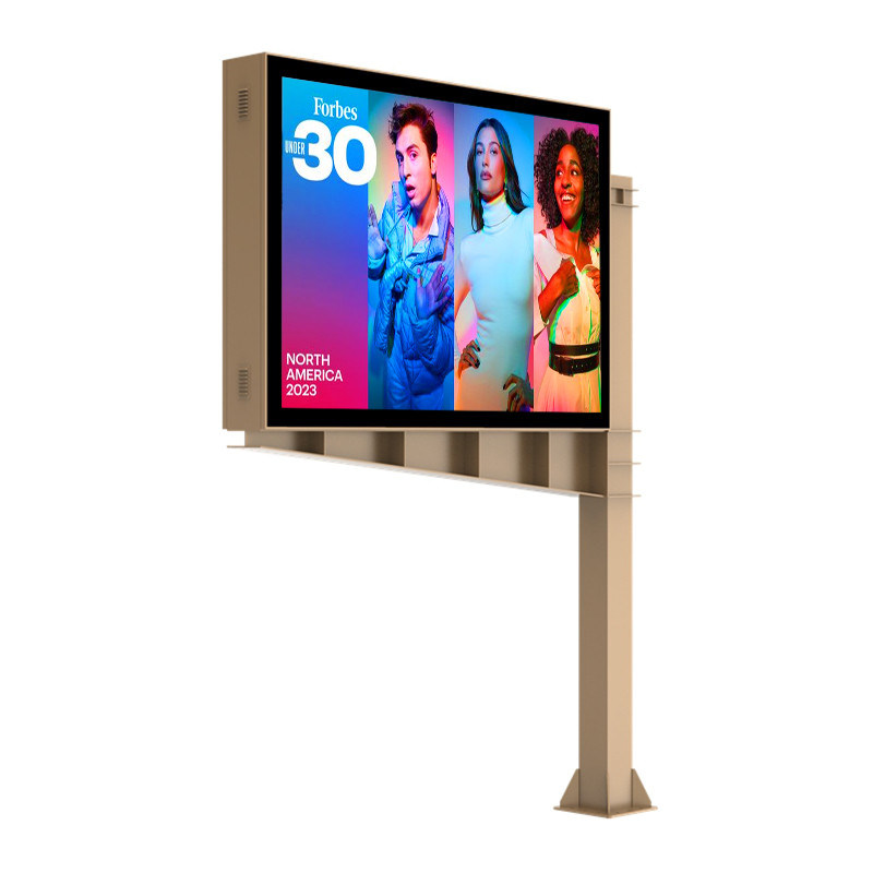 Op maat gemaakt hoogwaardig ontwerp 8000nits P6 IP65 led digitaal dubbelzijdig display scherm billboard buiten advertentie