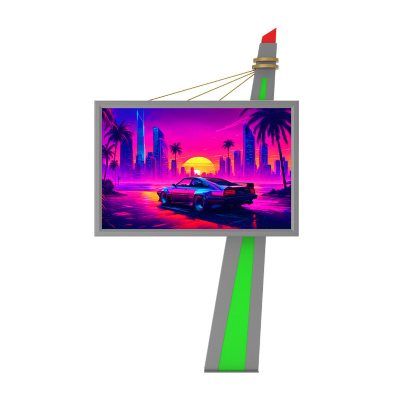 Gemakkelijk te installeren P6 staal 8000nits waterdicht display outdoor reclame led billboard